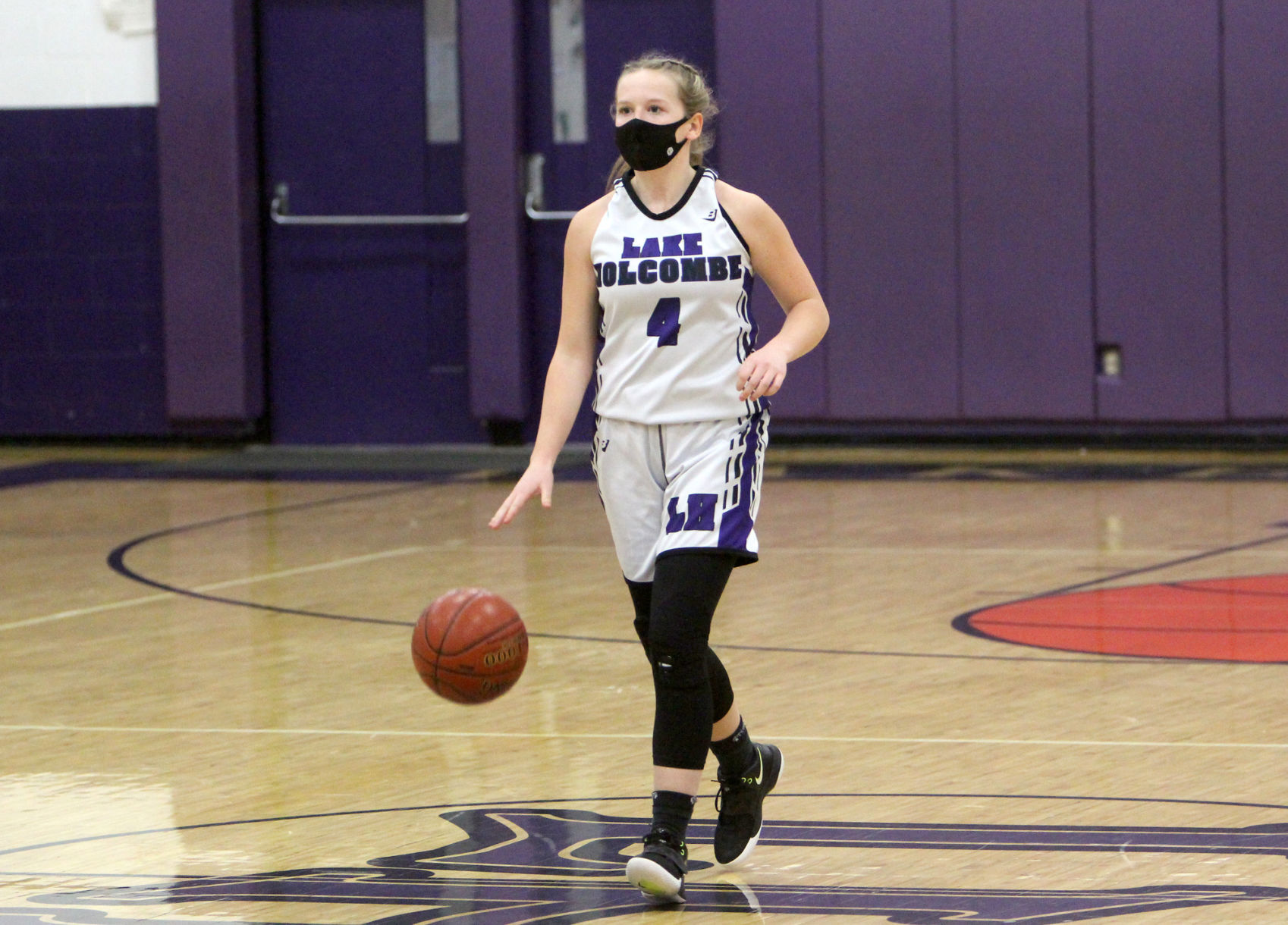 Winter at Lake Holcombe girls basketball 1-5-21